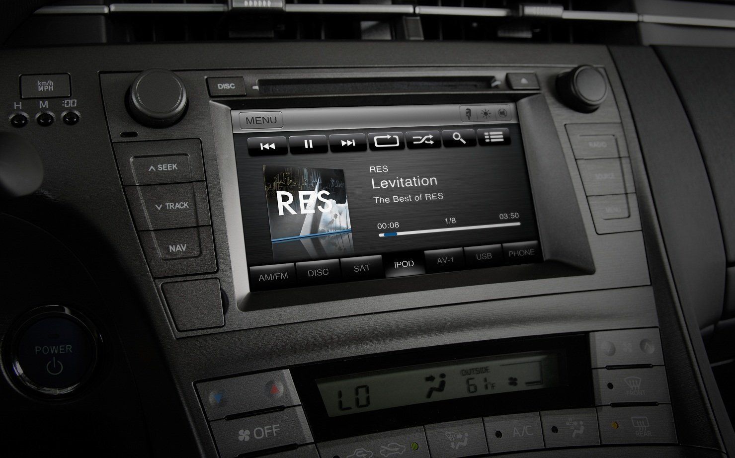 Toyota Touch And Go 2 Menu Caché Rosen CS-PRIS12-US Factory Look 7 inch Double Din Navigation Receiver with  Pandora, Bluetooth, SiriusXM ready and iPod control for 2012-2013 Toyota  Prius 2 Vehicles