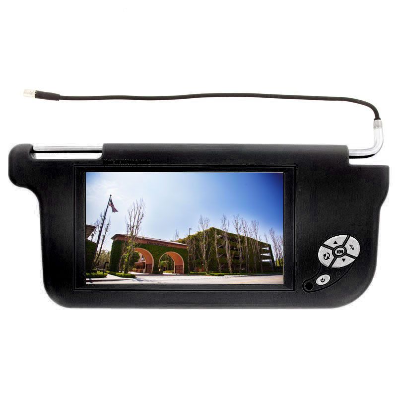 Sun visor store screen