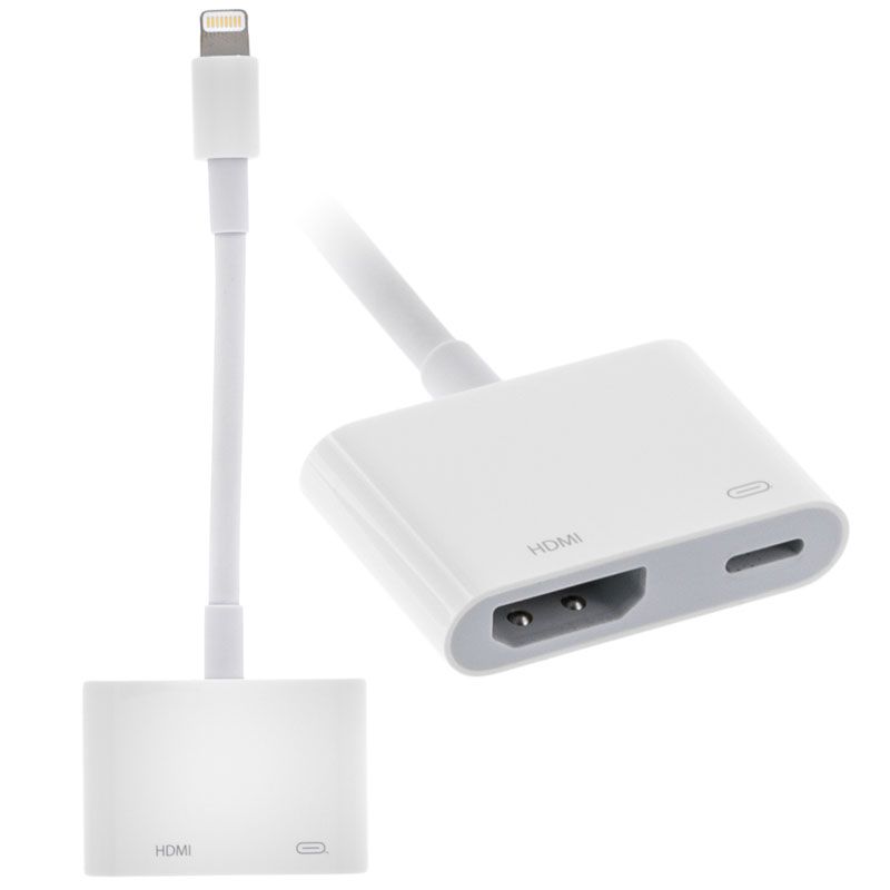 Apple MD826AM Lightning To HDMI Digital AV Adapter for iPhone Mirroring