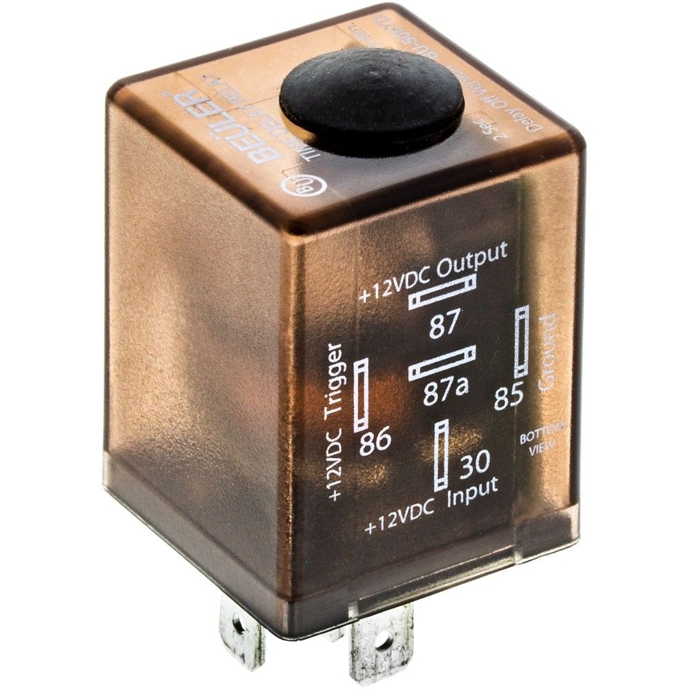 12V 4 Pin 30A Fused Relay With Bracket 12 Volt Normally Open On/Off Hg