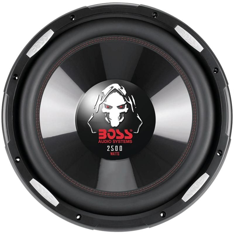 BOSS AUDIO SYSTEMS 2500W サブ ウーファー 15インチ Boss Audio P156-Dual Voice Coil Phantom Series Dual 4 Ohm Voice