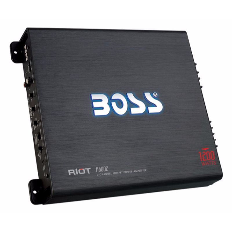 BOSS RIOT R6002 1200W アンプ Boss Audio R6002 Riot 2 Channel Class AB Full Range 1200 Watts