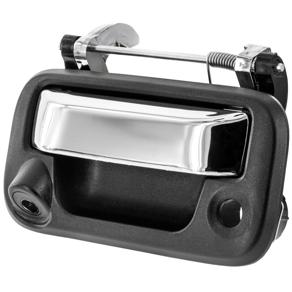 Poignée De Hayon Avec Trou Pour Caméra Pour Ford F-150/250/350/450/550 Super Duty - Noire, En Plastique, Neuve