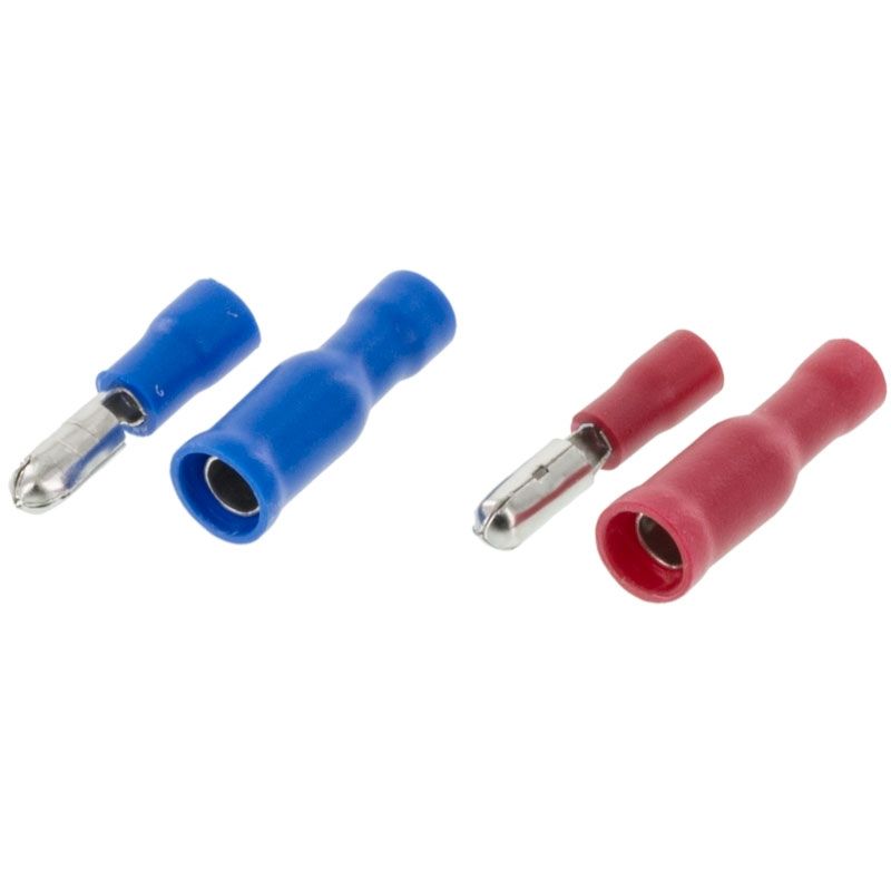 18-22 GAUGE 50 PK VINYL RED QUICK DISCONNECT FEMALE .110 TERMINAL CONNECTOR 