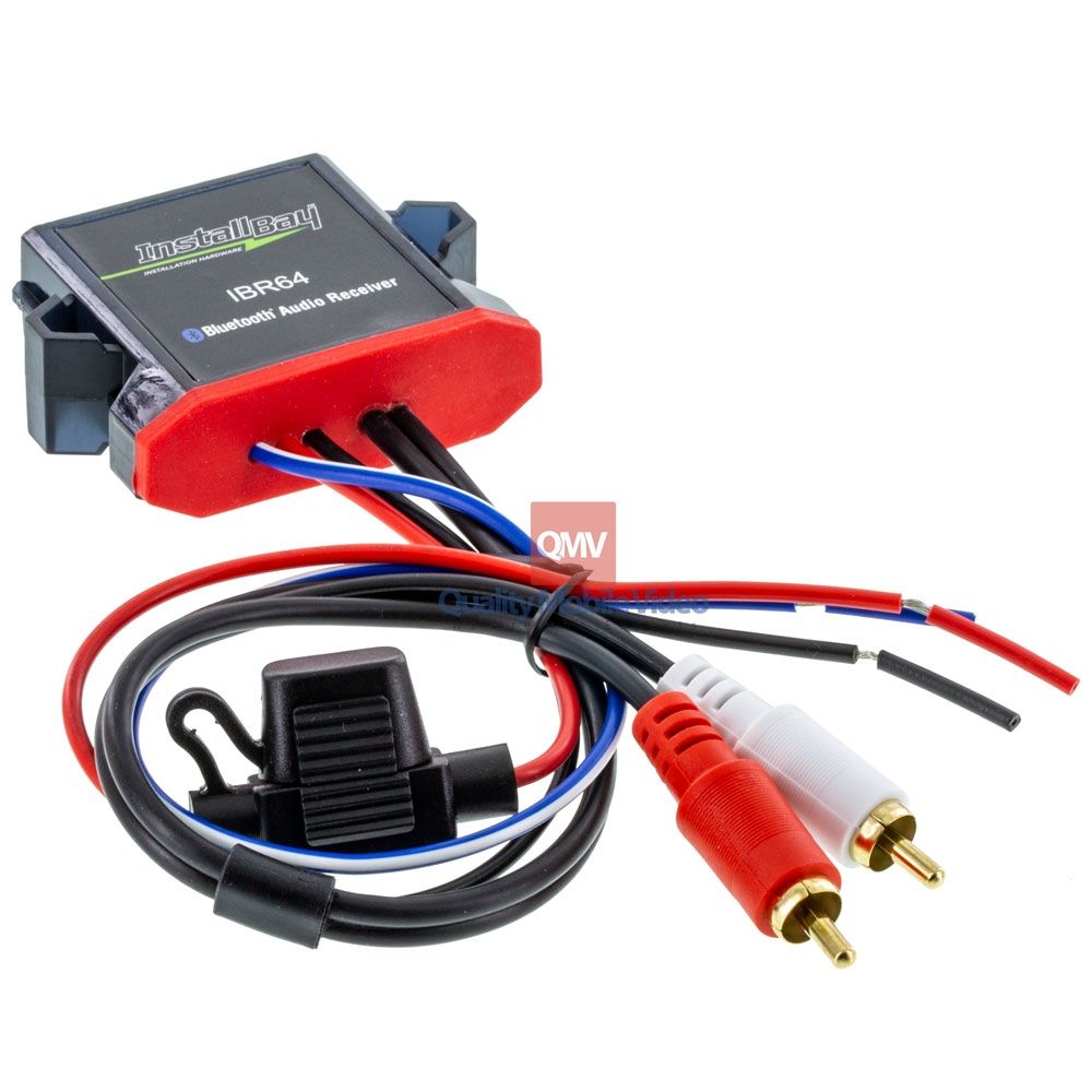 The Install Bay IBR64 Universal Hardwired Waterproof Bluetooth Receiver for  Streaming Audio