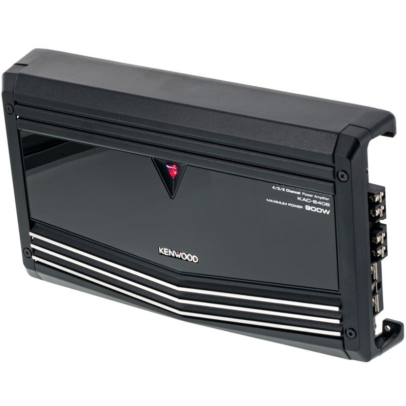 Kenwood KAC-8406 4-channel car amplifier — 70 watts RMS x 4