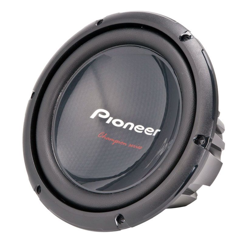 banner Fordøjelsesorgan Gør alt med min kraft Pioneer TS-W260S4 10" 1,200-Watt Champion Series Component Subwoofer -  Single 4 ohm voice coil