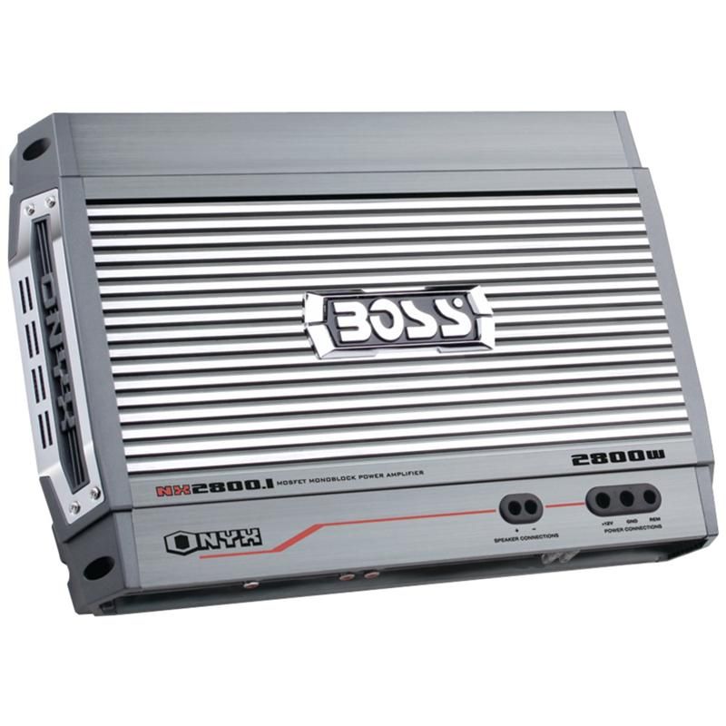 Boss Audio NX2800.1 Onyx Series Monoblock Power Amplifier 2800W MOSFET
