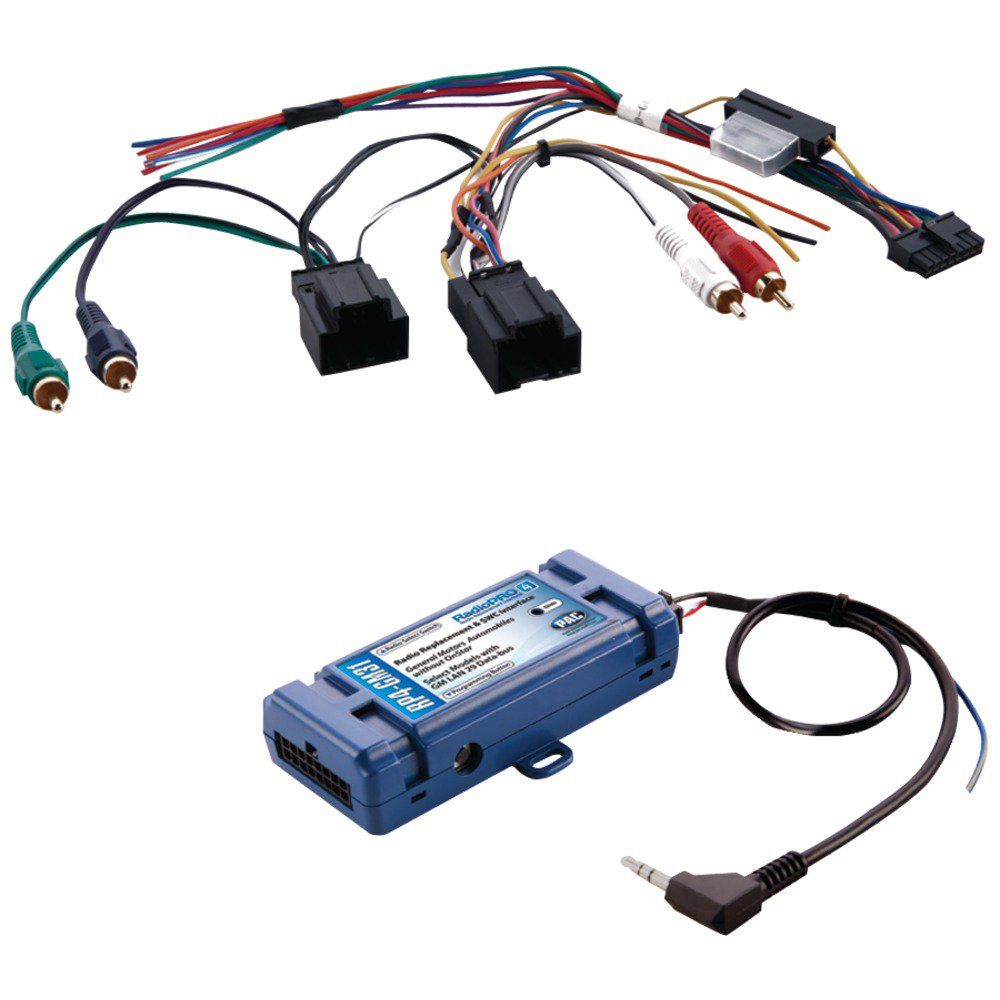 Vehicles With Onstar Product Type: Installation Accessories/Interface Accessories R R For Select Gm Pac All-In-One Radio Replacement & Steering Wheel Control Interface 