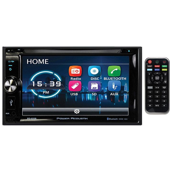 Power Acoustik PD-625B Double DIN 6.2
