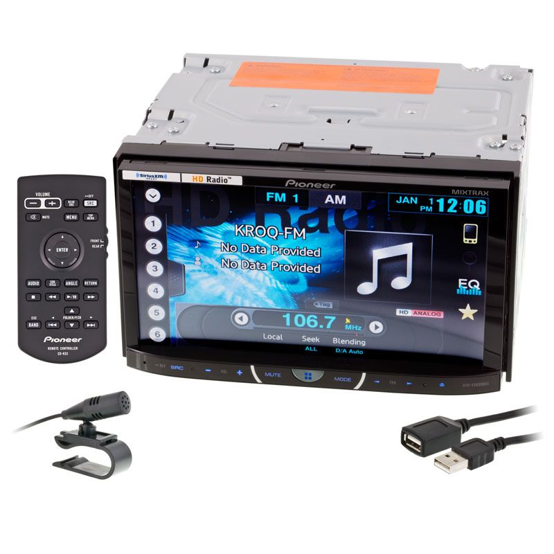 Pioneer AVH-X5600BHS 7 inch In-Dash Double DIN AV Receiver with