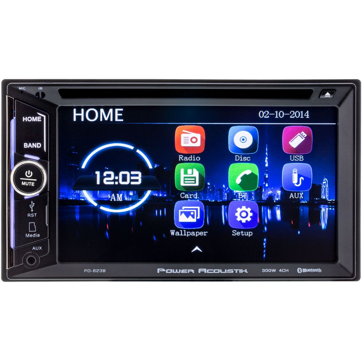 Power Acoustik PD-623B Double DIN 6.2 inch In-Dash DVD/CD/SD/AM/FM