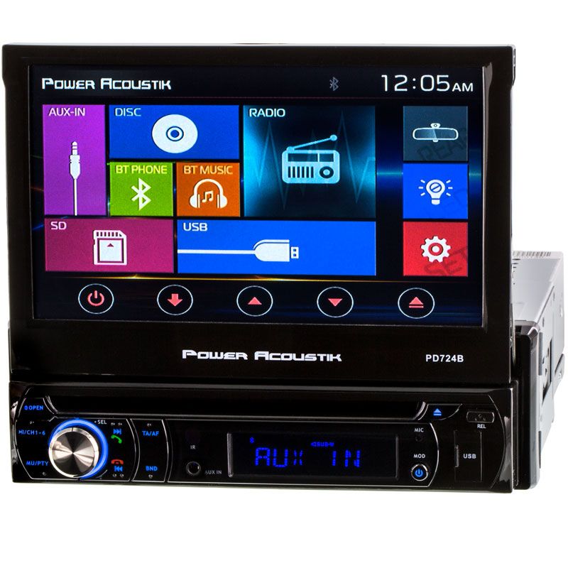 power acoustik 7 overhead widescreen tft lcd monitor black free sample