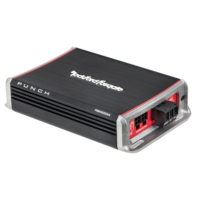Rockford Fosgate PBR300X4 Punch Boosted Rail 300 Watt 4-Channel