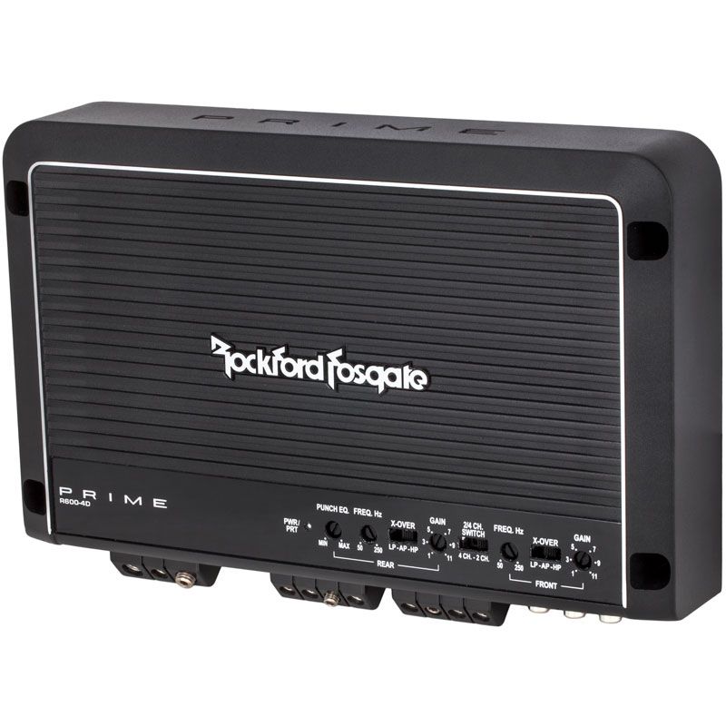 Rockford Fosgate R600-4D アンプ&クロスオーバー Rockford Fosgate R600-4D 600 Watt 4-Channel Class D Car Amplifier