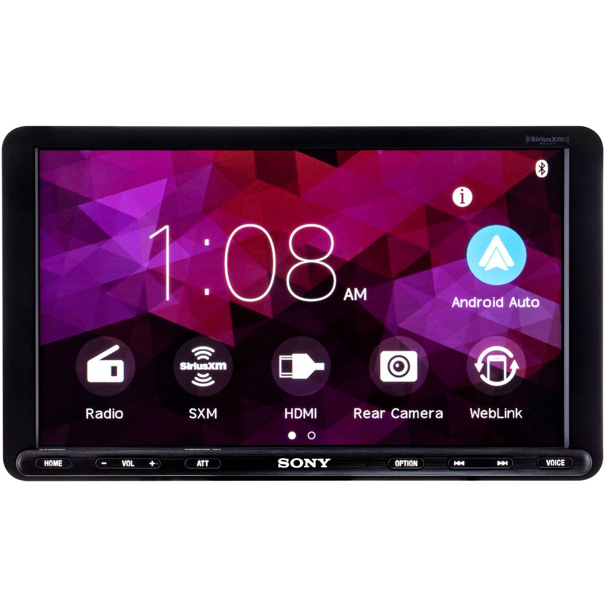 Moderne antydning sten Sony XAV-AX8100 Single DIN Digital Receiver with 8.95" Adjustable Display,  Apple Carplay, Android Auto and Weblink