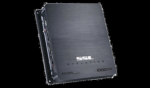 Sound Storm Ssl Ev2 1000 Evolution Series 1000 Watt 2 Channel Mosfet Amplifier 2 Ohm With High Low Crossover And Remote Subwoofer Control
