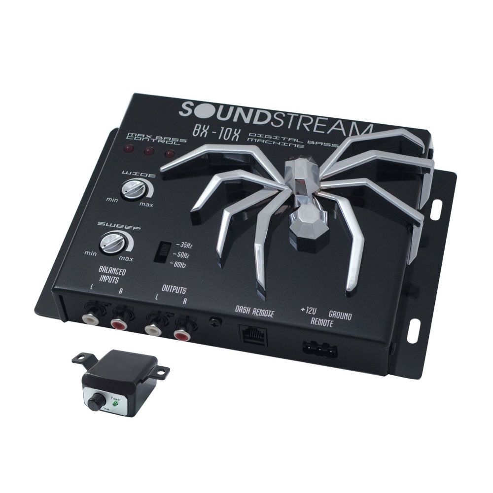 Soundstream BX-10X Digital Bass Reconstruction Processor with Dash Mount  Remote Control