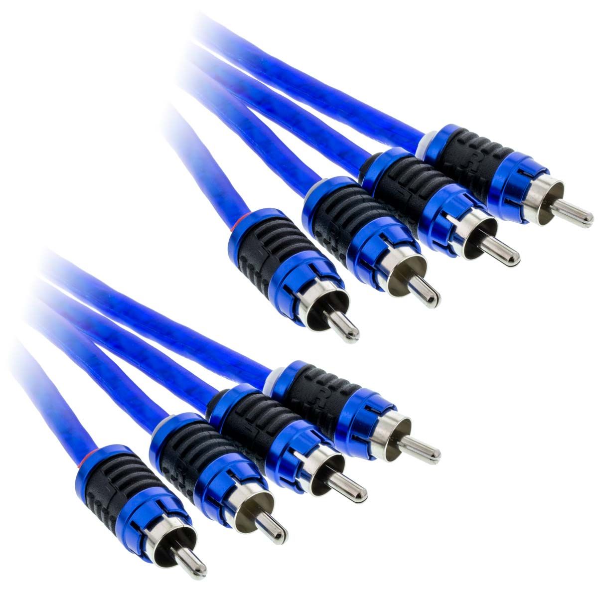 Stinger SI6412 6000-Series 12-Foot Car 4-Channel Stereo RCA