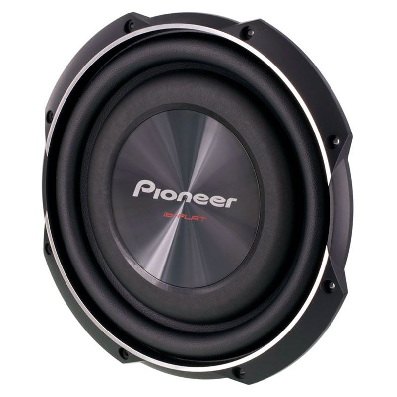 1.200 Watts Shallow-Mount Subwoofer PIONEER TS-SW2502S4 10-Inch 1PAIR