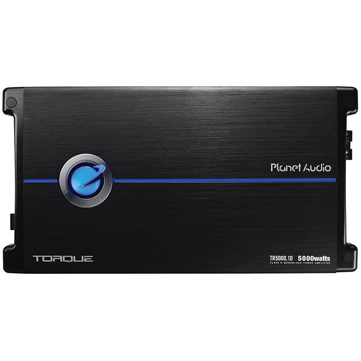 Planet Audio TR5000.1D Torque Series 5000 Watt Class D Monoblock Car Audio  Amplifier