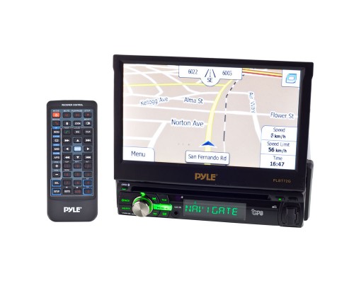 Pyle Plbt72g Single Din 7 Inch Wide In Dash Tft Lcd Touch Screen