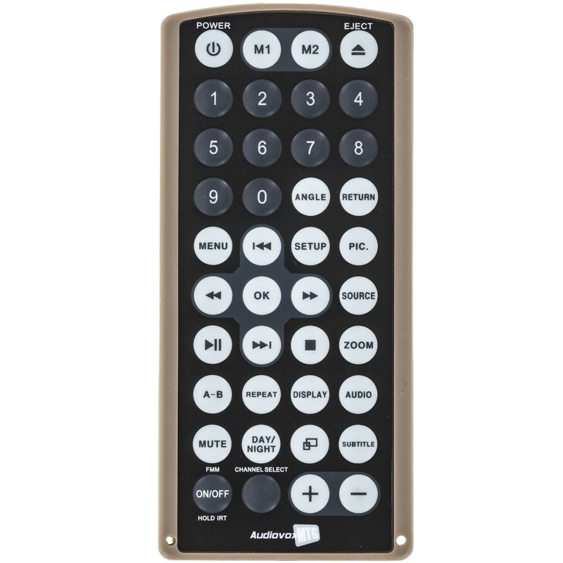 Audiovox 1365185 Replacement Remote Control for Overhead DVD players