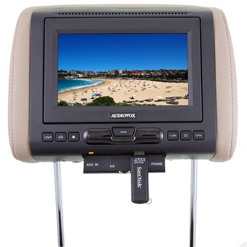 Audiovox AVXMTGHR1DA 7 inch Headrest DVD Player