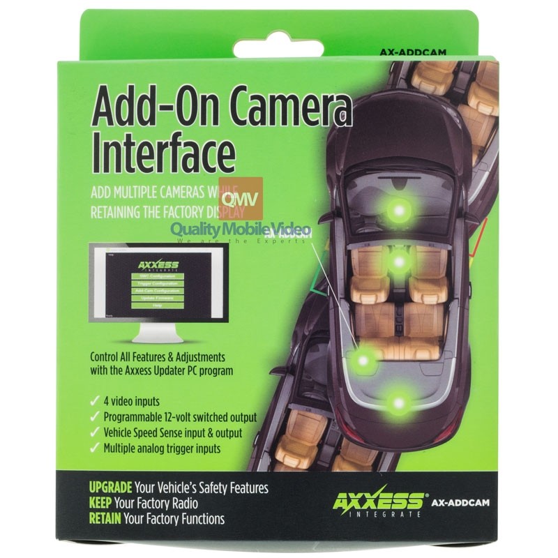 Axxess AX-ADDCAM CAN-BUS Multi-Camera CAN-BUS Controller with Screen ...