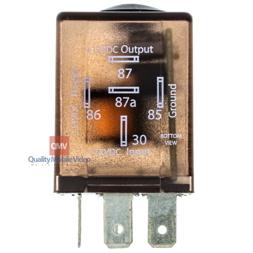 Beuler BU510TD 12 VDC Automotive 5Pin SPDT Time Delay Relay with