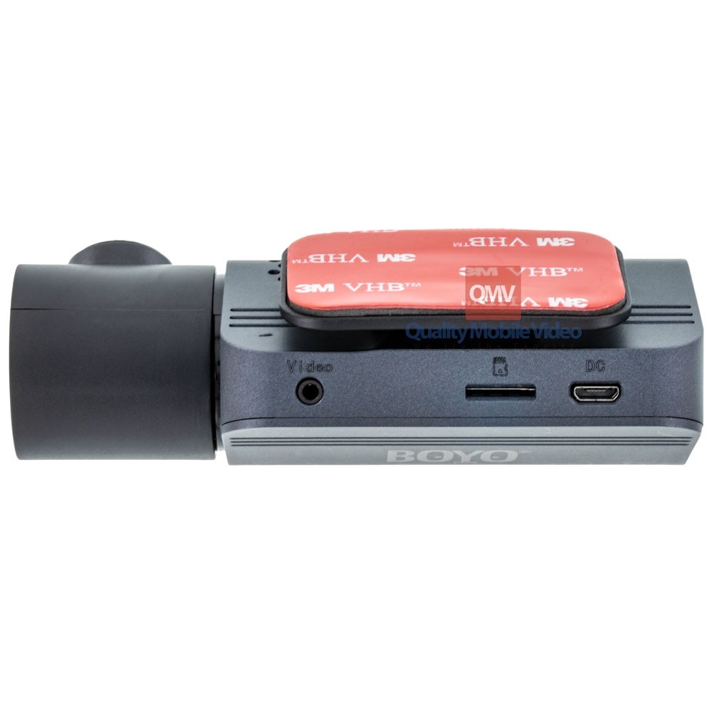Boyo VTR219GW Dual Camera Full HD Dash Camera Recorder with Wifi Smartphone Connectivity