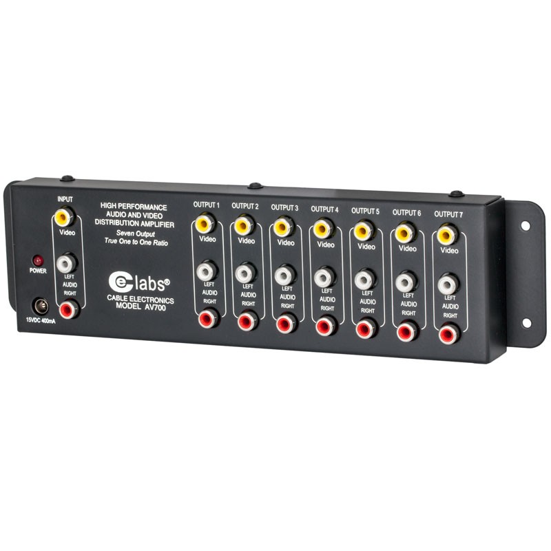 CE Labs AV700 Composite Audio and Video Distribution amplifier