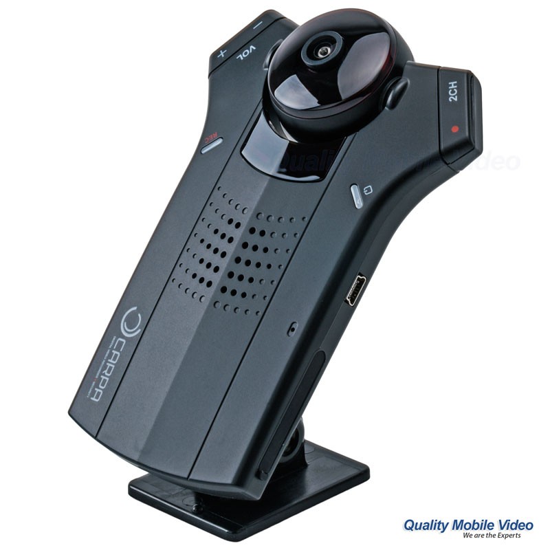 Carpa130 Dashboard Dual Camera Mini DVR System Police Style 2