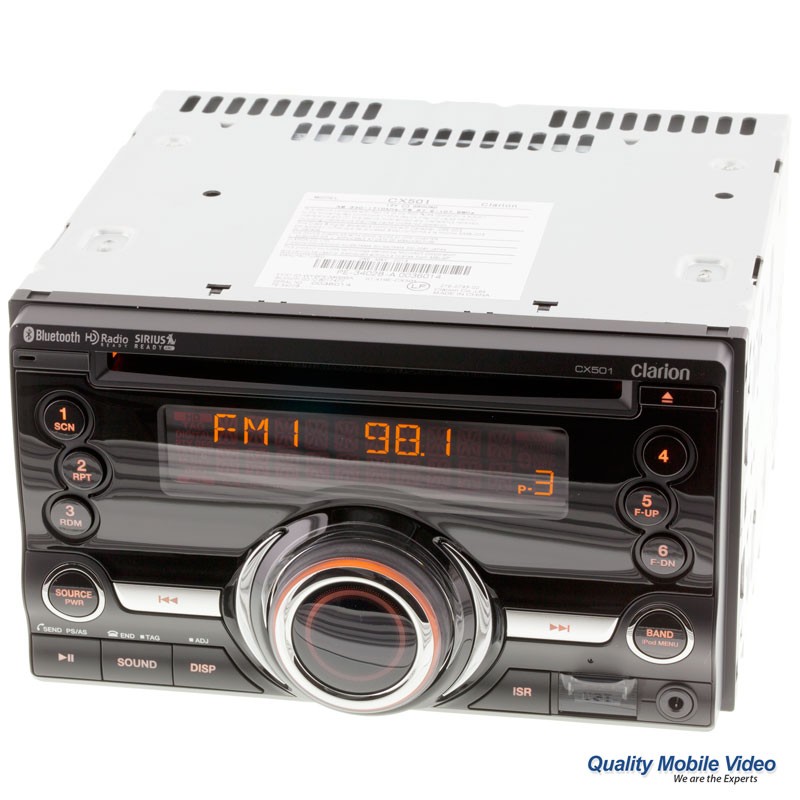 Clarion CX501 DoubleDIN CD/Bluetooth®/USB Receiver