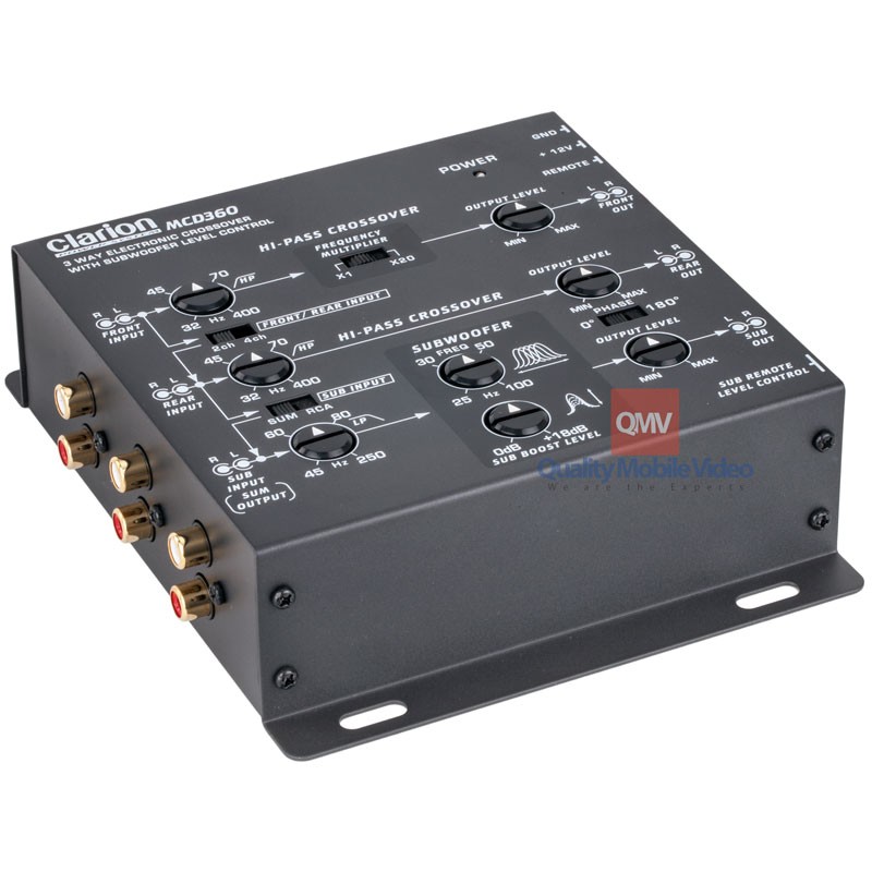 Clarion MCD360 3Way Electronic Crossover