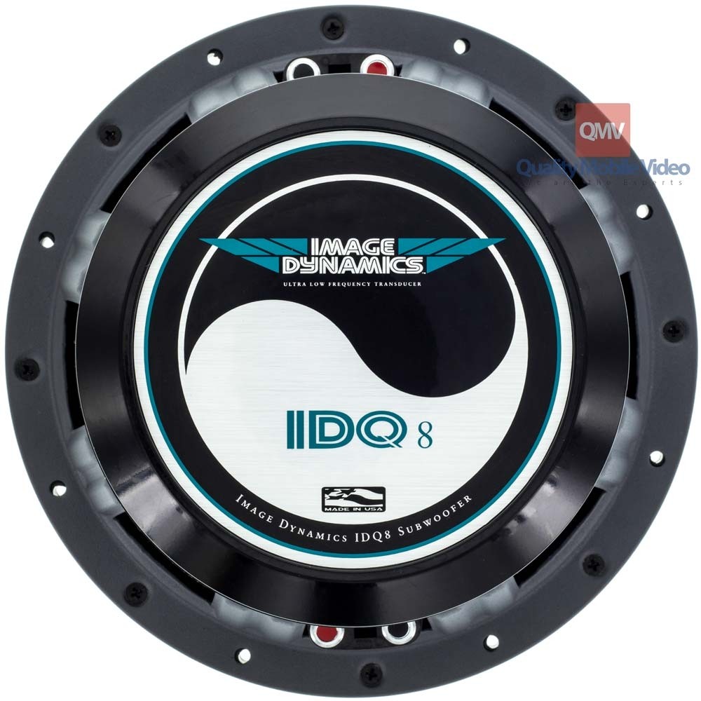 Image Dynamics IDQ8 V.4 D4 8" Dual 4 ohm IDQSeries Car Subwoofer