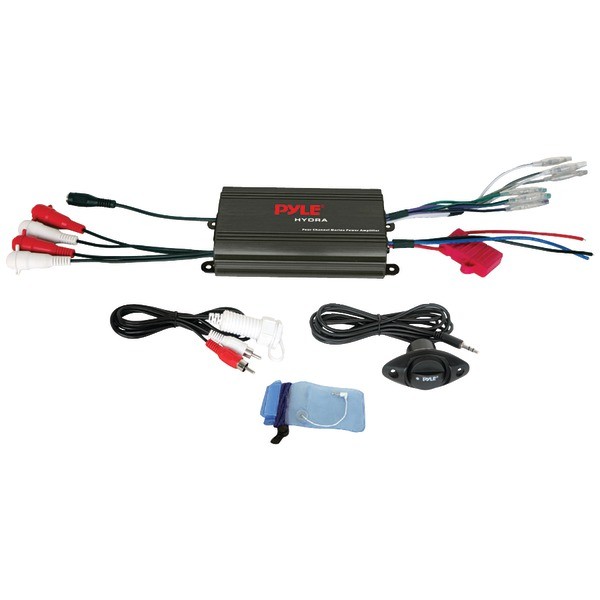 Pyle Plmrmp3b Hydra Series 4 Channel 800 Watt Waterproof