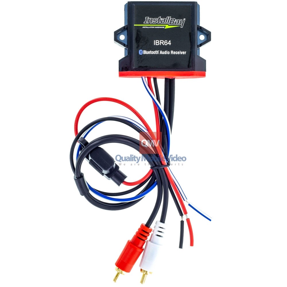 The Install Bay IBR64 Universal Hardwired Waterproof Bluetooth Receiver