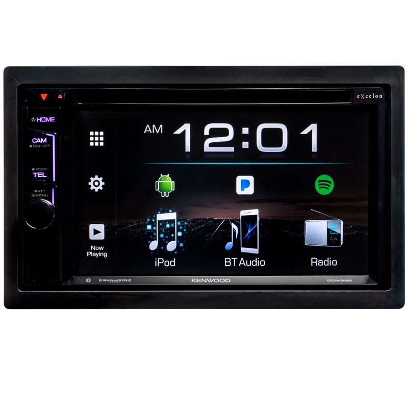 Kenwood eXcelon DDX395 6.2 Inch Double DIN Car Stereo Bluetooth Receiver Kenwood eXcelon DDX395 6.2 Inch Double DIN Car Stereo Bluetooth Receiver