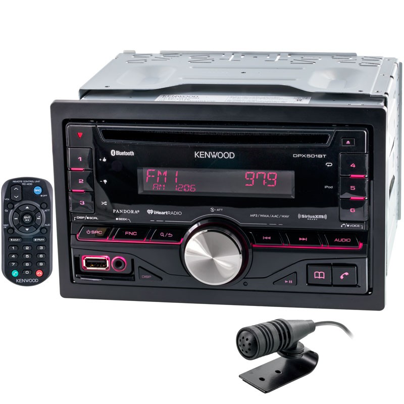 Kenwood DPX501BT DoubleDin Bluetooth Car Stereo with