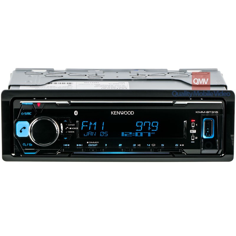 Kenwood KMMBT315U Digital Media Car Stereo Receiver with Bluetooth