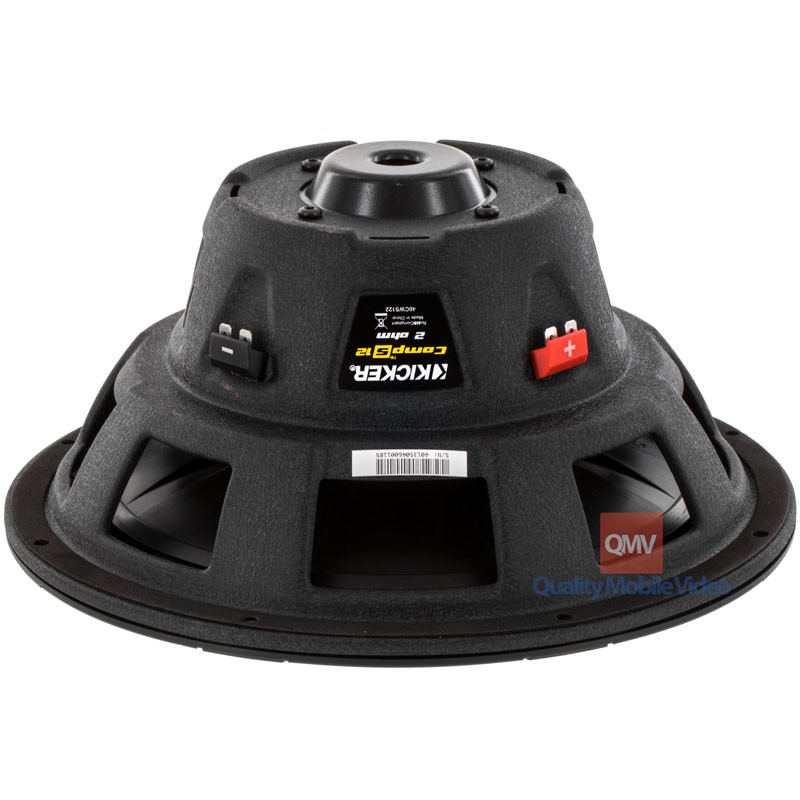 Kicker CompS 40CWS122 600 Watt 12 inch Subwoofer Single 2 Ohm Voice Coil