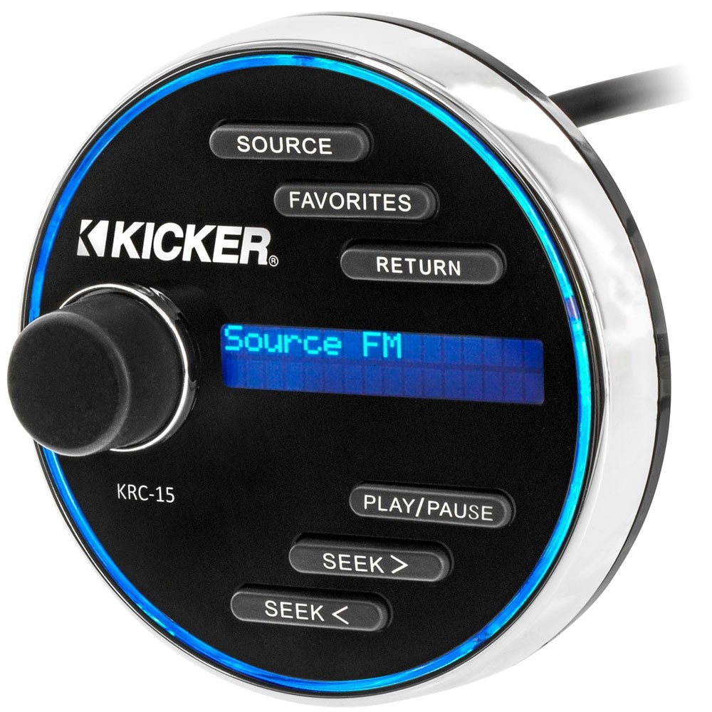 Kicker KRC15 Wired Marine Remote Control