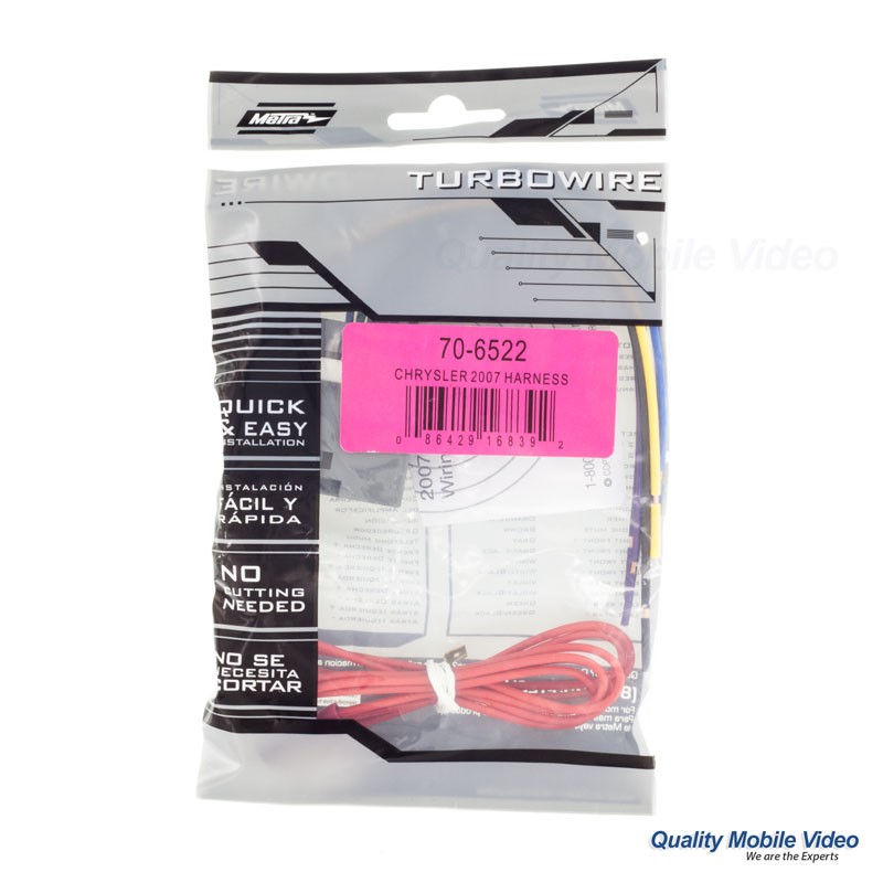 Metra 70-6522 TurboWires Wiring Harness Chrysler, Jeep and Dodge 2007