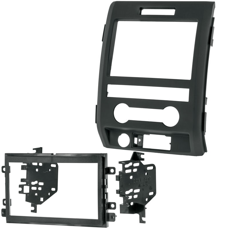 Ford+F+150+Stereo+Installation ... 5820B Black Double Din Installation Kit for Ford F-150 2009-Up - Main
