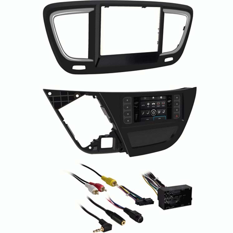 Metra 996543HG Single or Double DIN Car Stereo Dash Kit for 2017 and
