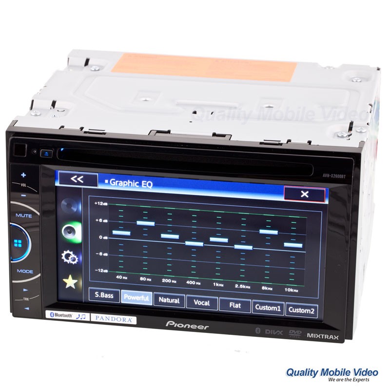 Pioneer AVH-X2600BT Double DIN Multimedia DVD Receiver with 6.1 inch ...
