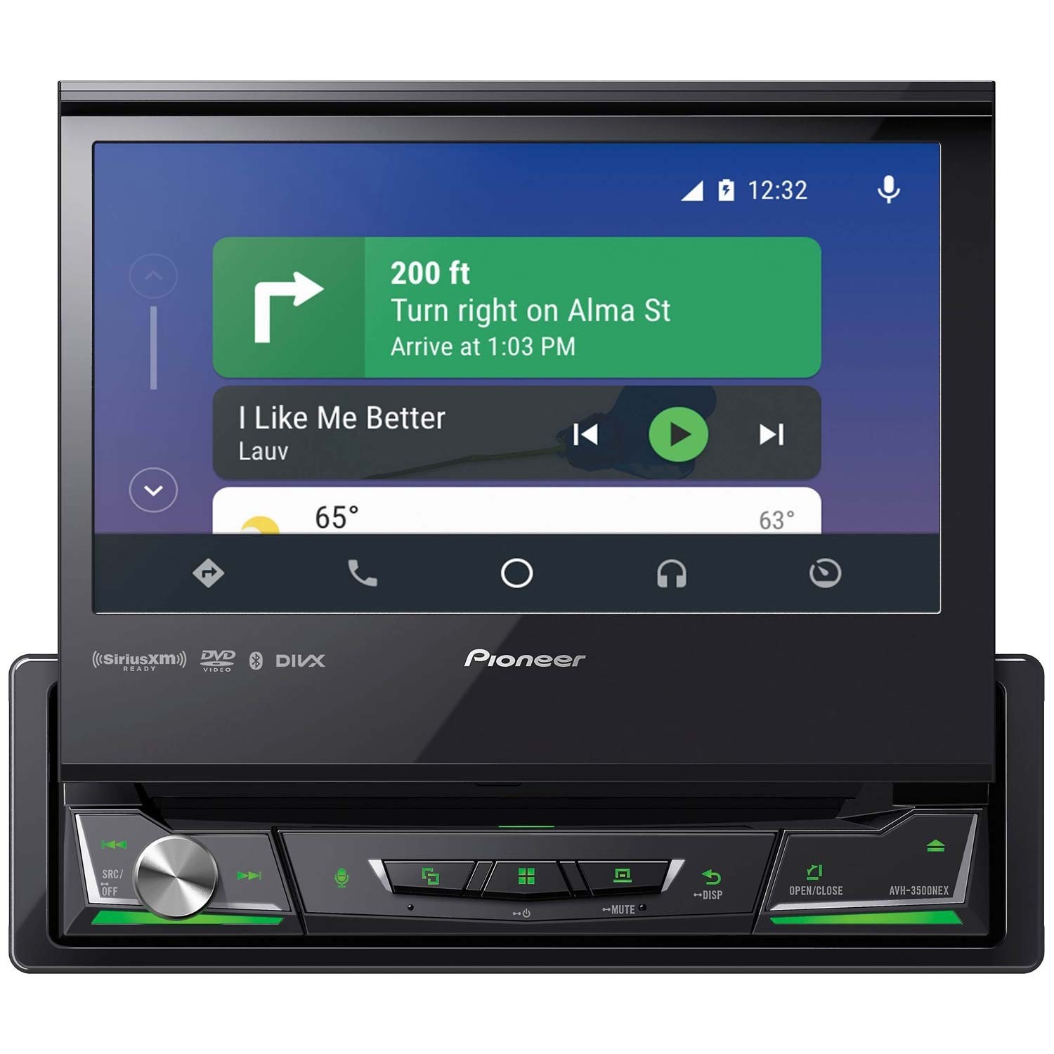 Pioneer AVH3500NEX Single DIN 7 inch In Dash Car Stereo Receiver with