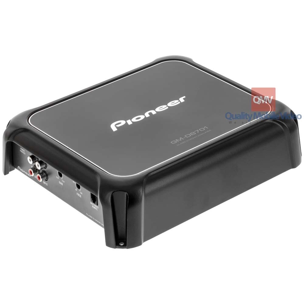Pioneer GMD8701 1,600 Watt Class FD Mono Amplifier with wired bass boost control