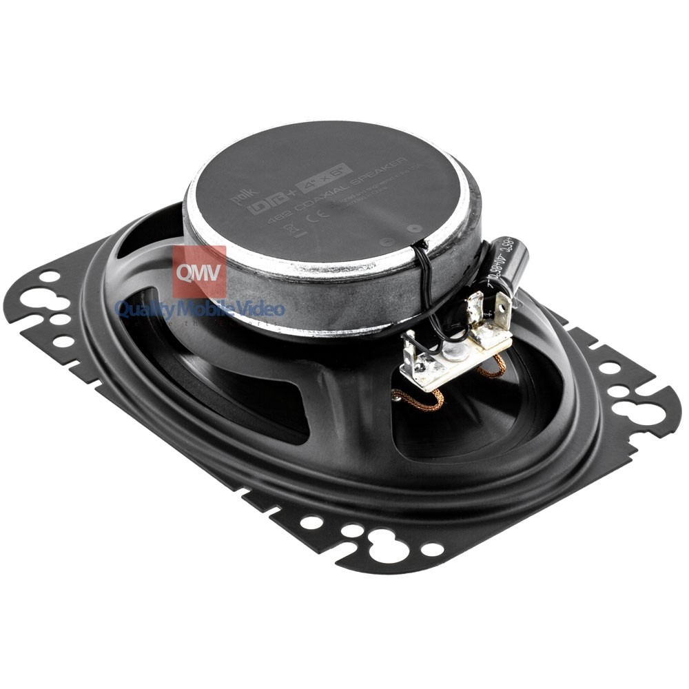 Polk Audio DB462 DB+ Series 4 x 6 Inch Coaxial Speakers with Marine